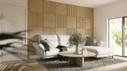 Eccon Akustikpanel Valnöt 60×60 cm