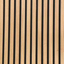 Ribbvägg Premium Ek Naturolja 240 cm