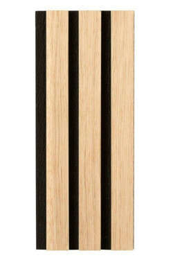 Ribbvägg Premium Ek Obehandlad 300 cm