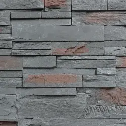 Stenvägg Modulo Brasilia Black - 0,5m2