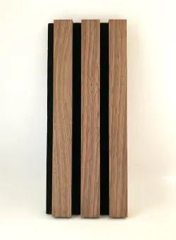 Ribbvägg Premium Valnöt Obehandlad 240 cm