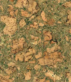 Korkvägg Iceberg Green 60x45 cm