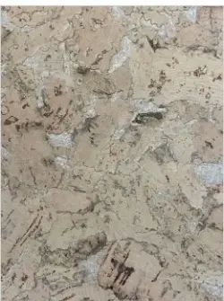 Korkvägg Saphira Cream 600x450x3