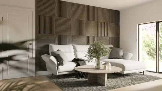 Eccon Akustikpanel Svart 60×60 cm från stonewall.se